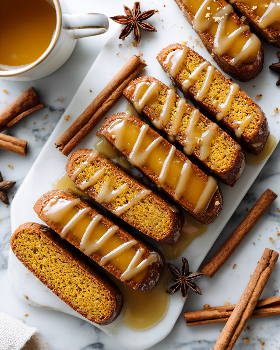 Biscotti di zucca decorati con glassa alla cannella, perfetti per festeggiare l'autunno con amici e famiglia.