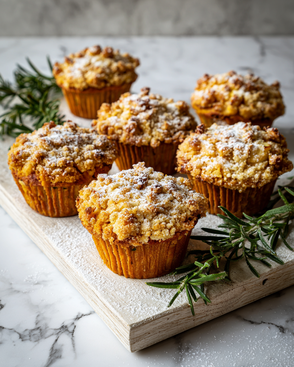 Cupcake di crumble di mele perfetti per dessert autunnali