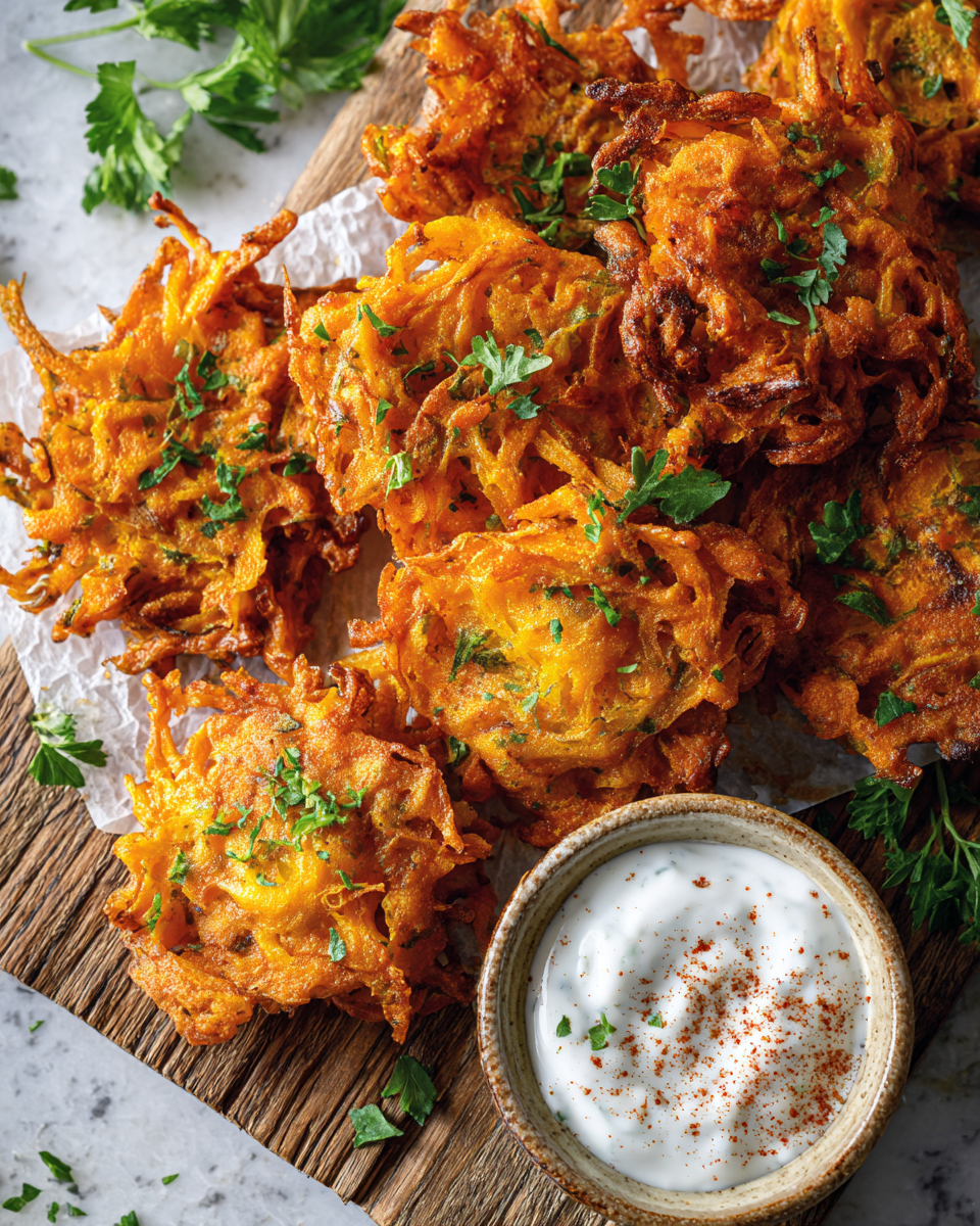 Frittelle Croccanti di Zucca Butternut per le Feste Frittelle di zucca butternut croccanti e deliziose, ideale come antipasto per le festività autunnali, con ingredienti freschi e ricette semplici.