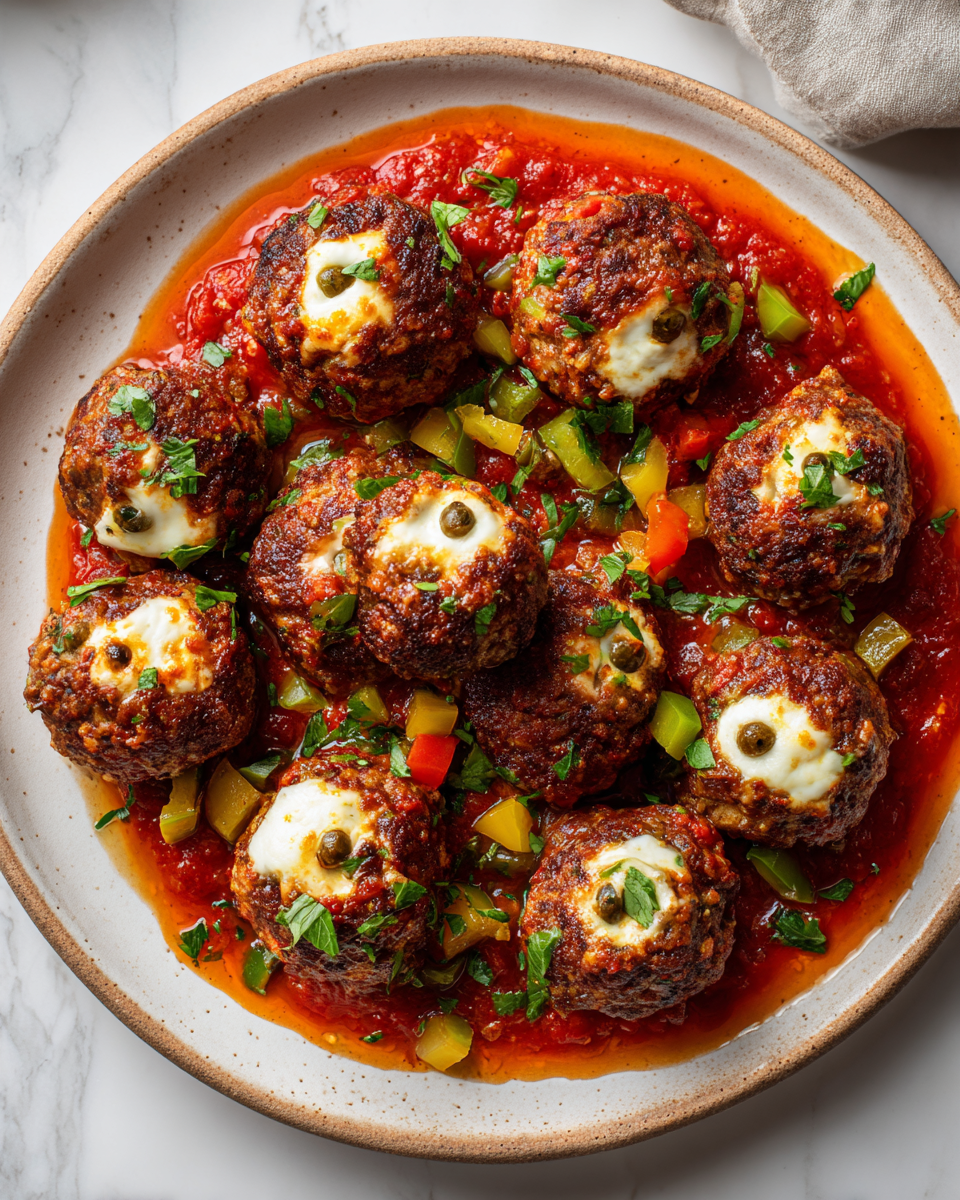 Deliziose polpette mostruose per Halloween, facili da preparare e divertenti per i più piccoli. Ricetta italiana da condividere!