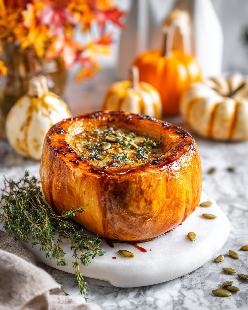 Ricetta di zucca butternut arrostita al forno, piatto autunnale ricco di sapori