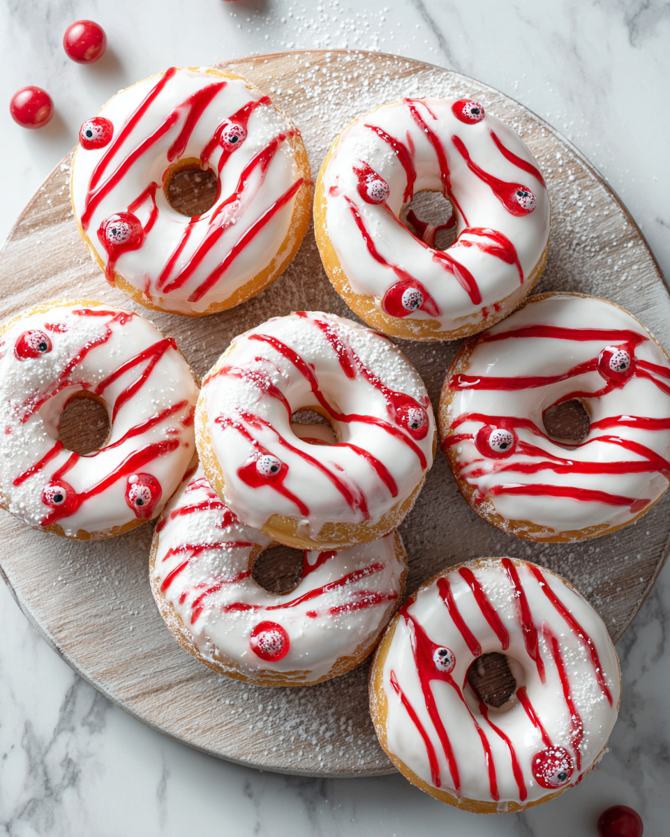 Ciambelle Monster Eye per Halloween: dolcetti spettrali, facili da preparare, perfetti per feste. Ricetta creativa e divertente per tutti.