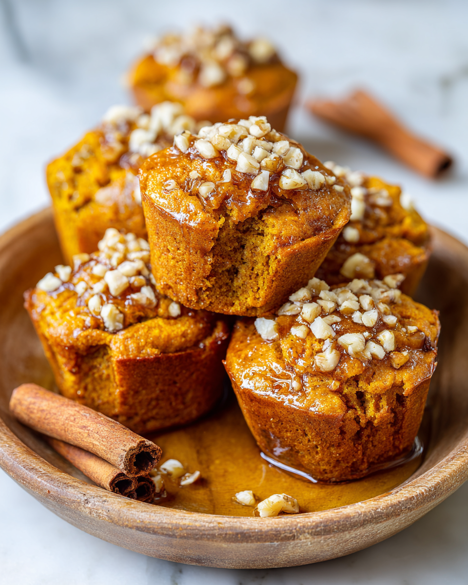 Deliziosi muffin di zucca butternut appena sfornati, umidi e profumati, perfetti per l’autunno.