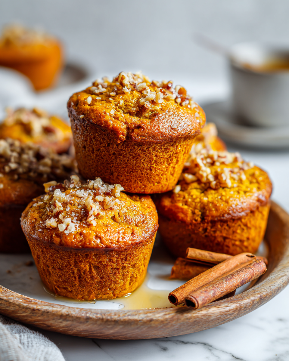 Deliziosi muffin di zucca butternut appena sfornati, umidi e profumati, perfetti per l’autunno.